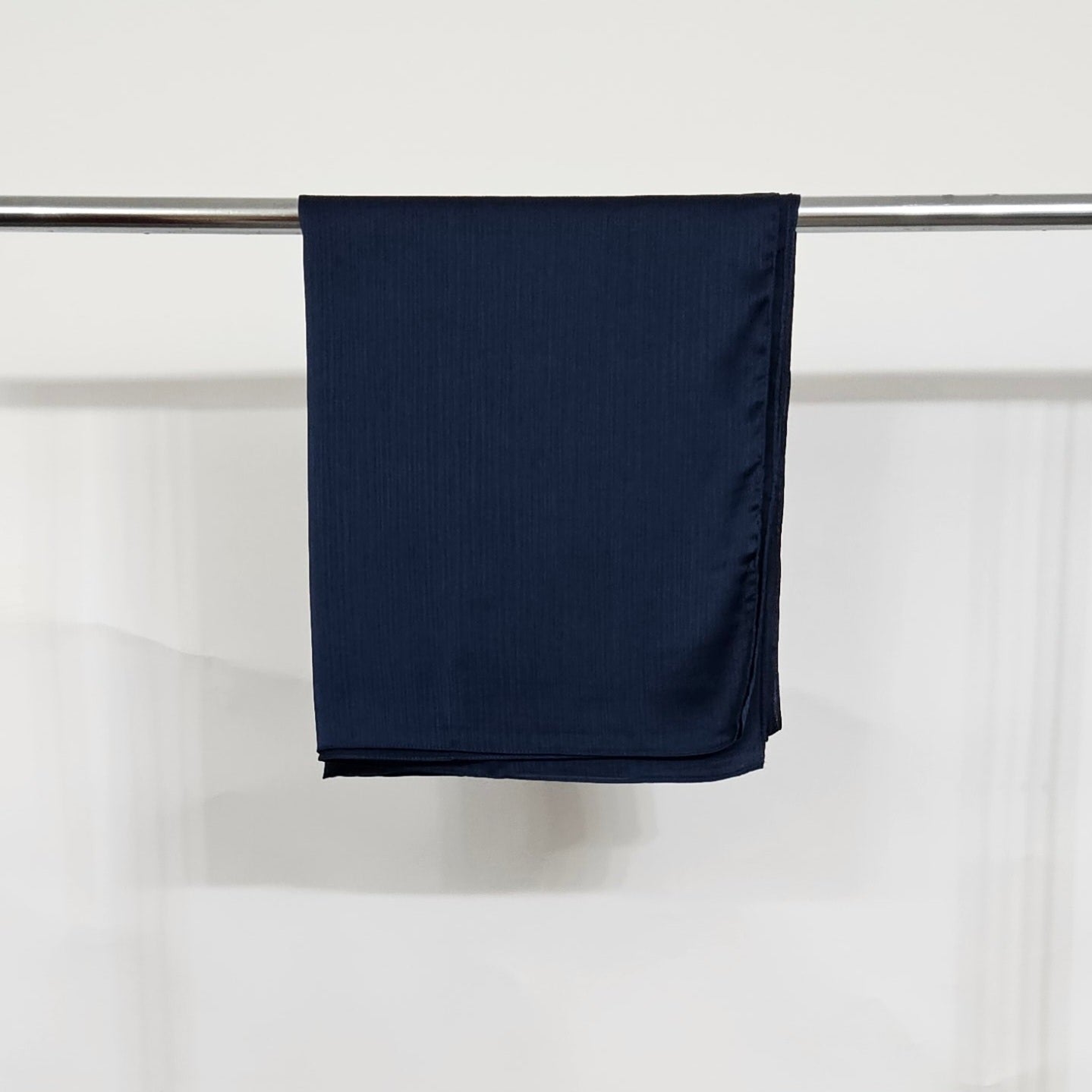 Matte Crepe Satin - Navy Blue