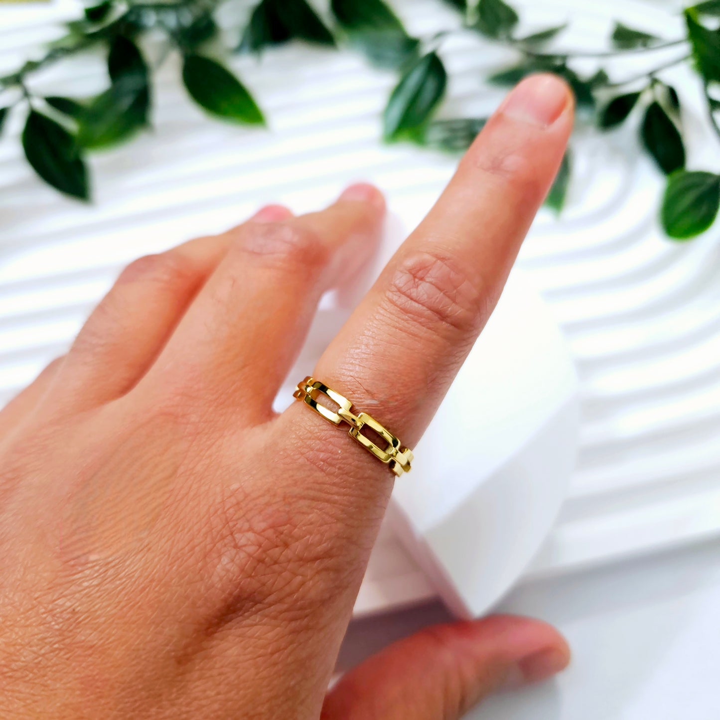 Intertwined Paperclip - Ring