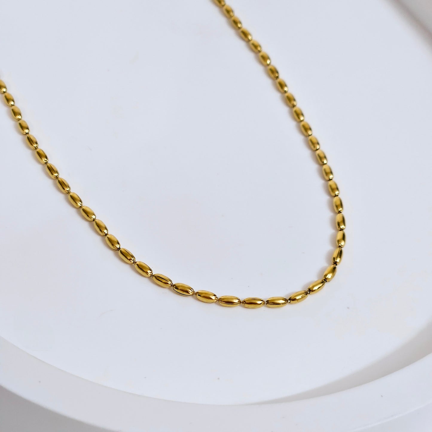 Beaded Ovals Chain