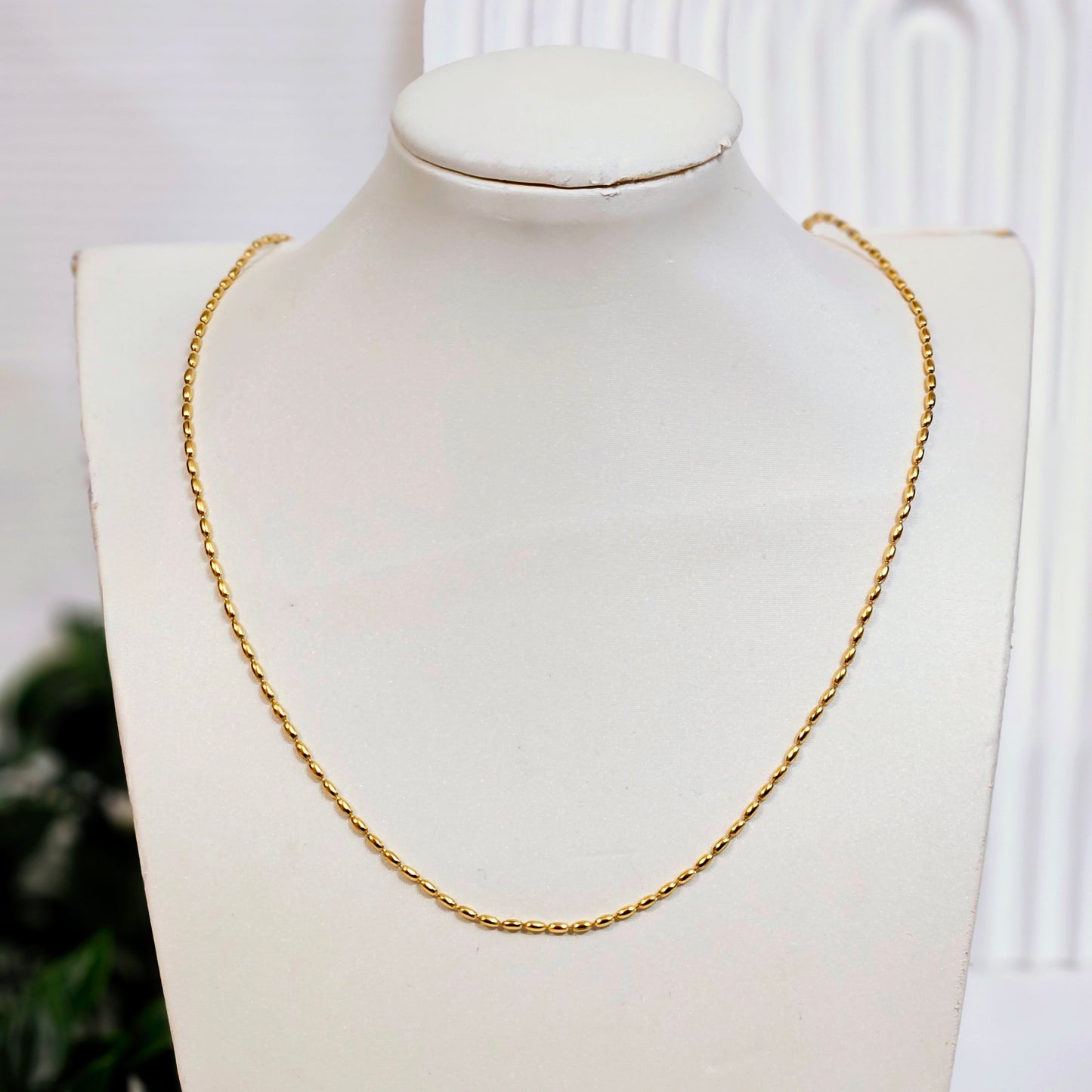 Beaded Ovals Chain
