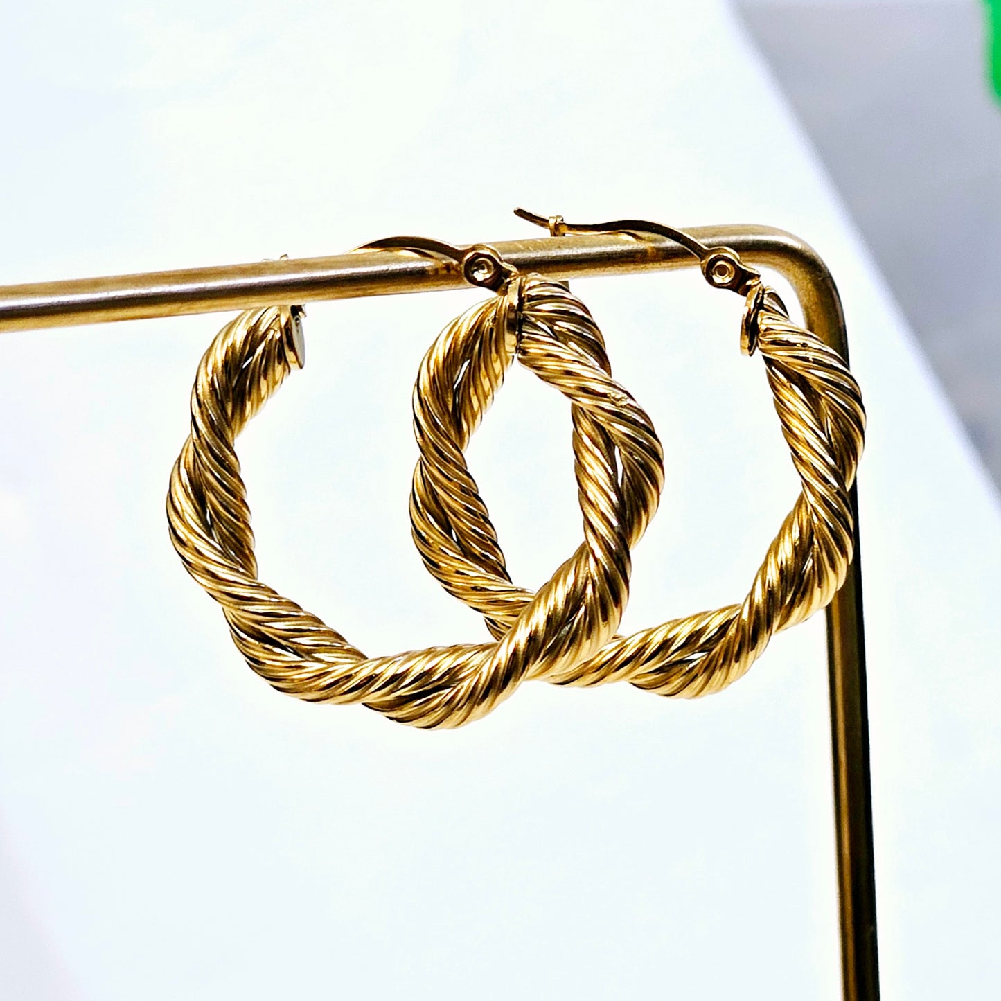 Intricate Braided Earrings - Medium