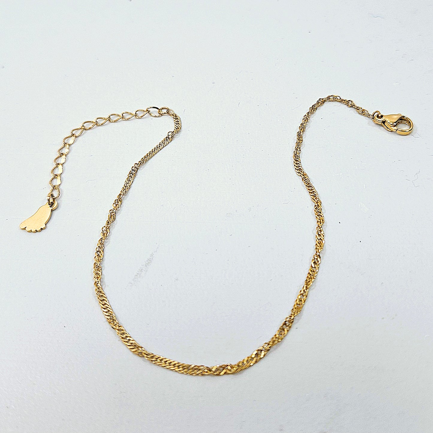 Thin Flutter Everyday Anklet