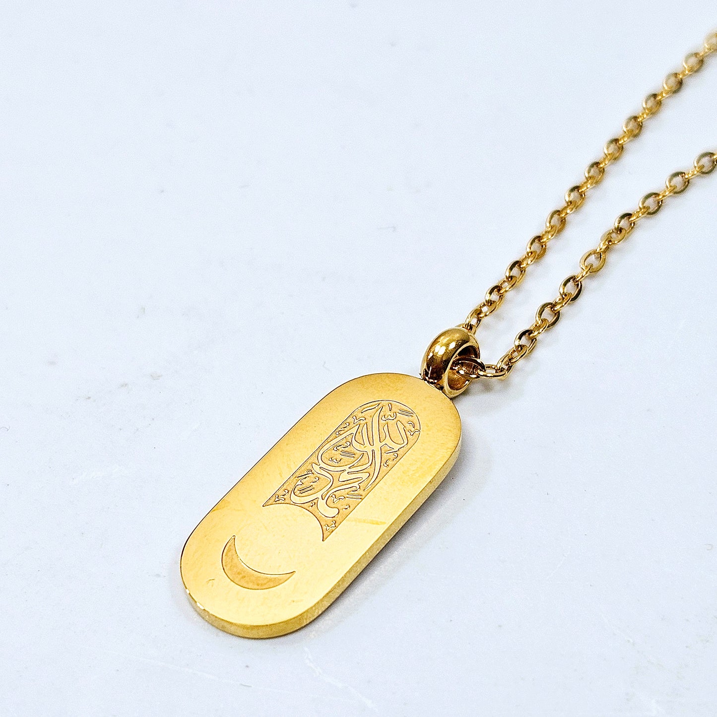 Alhamdulilah Moon Necklace