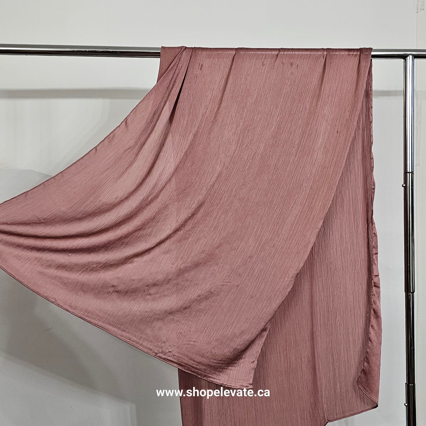 Matte Crepe Satin - Salmon Rust