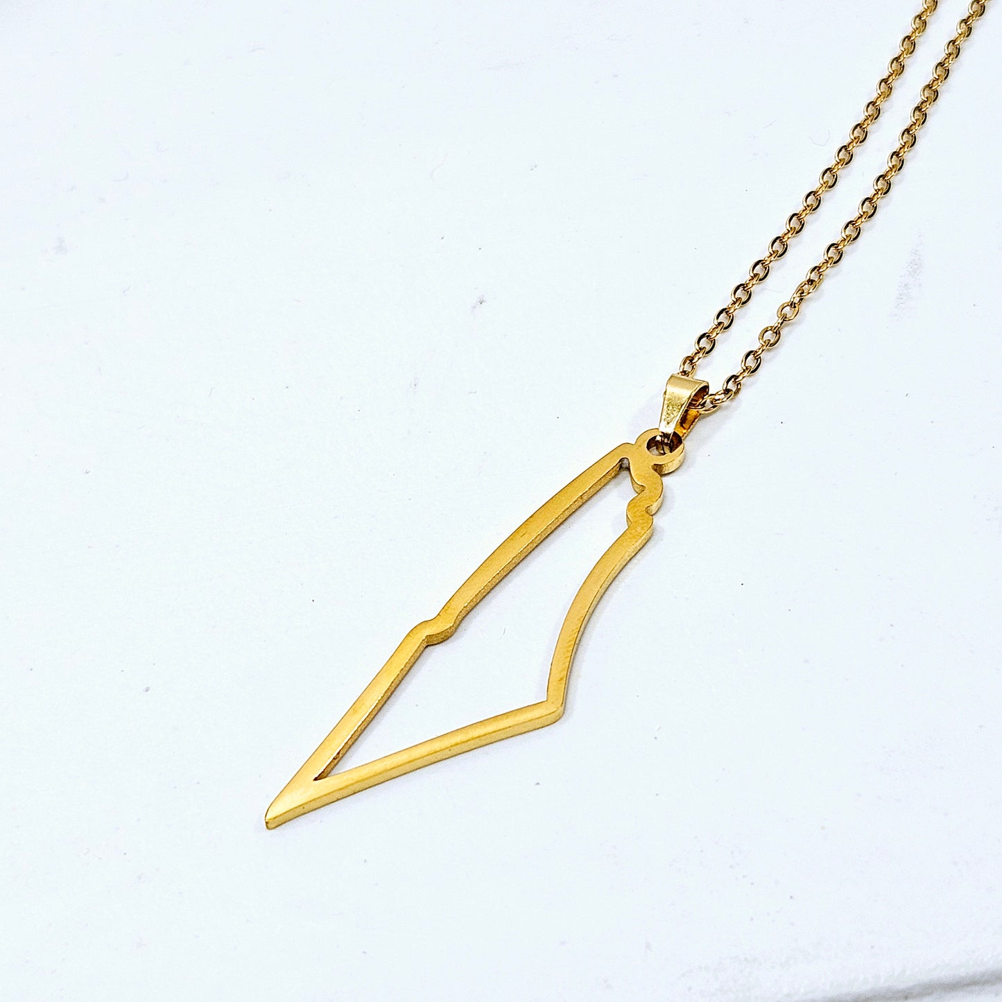 Palestine Cut Out Necklace