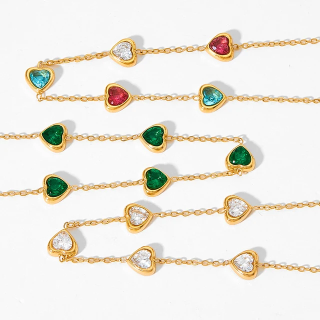 Forever After - Heart Zirconia Bracelet