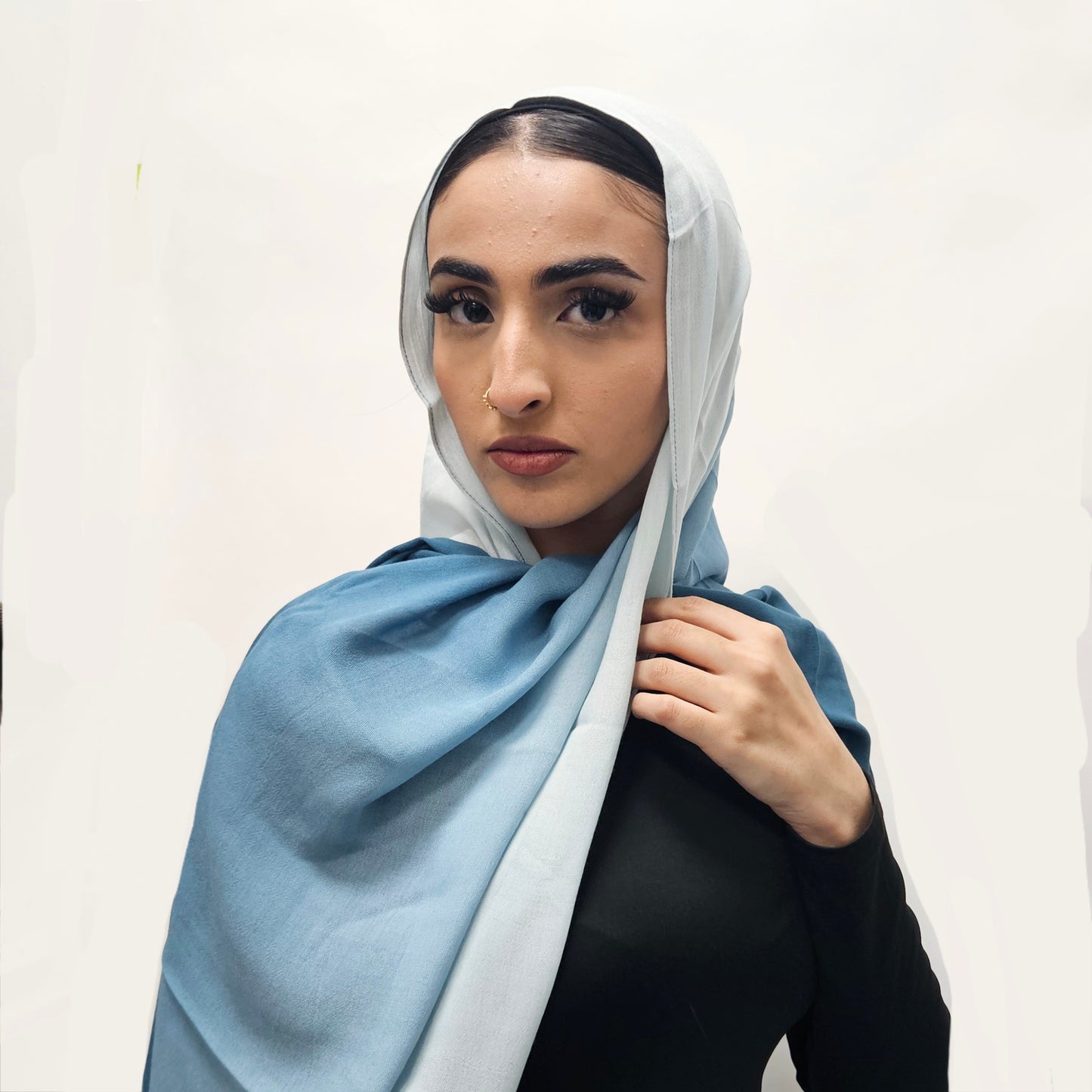 Blue Ombre - Printed Modal