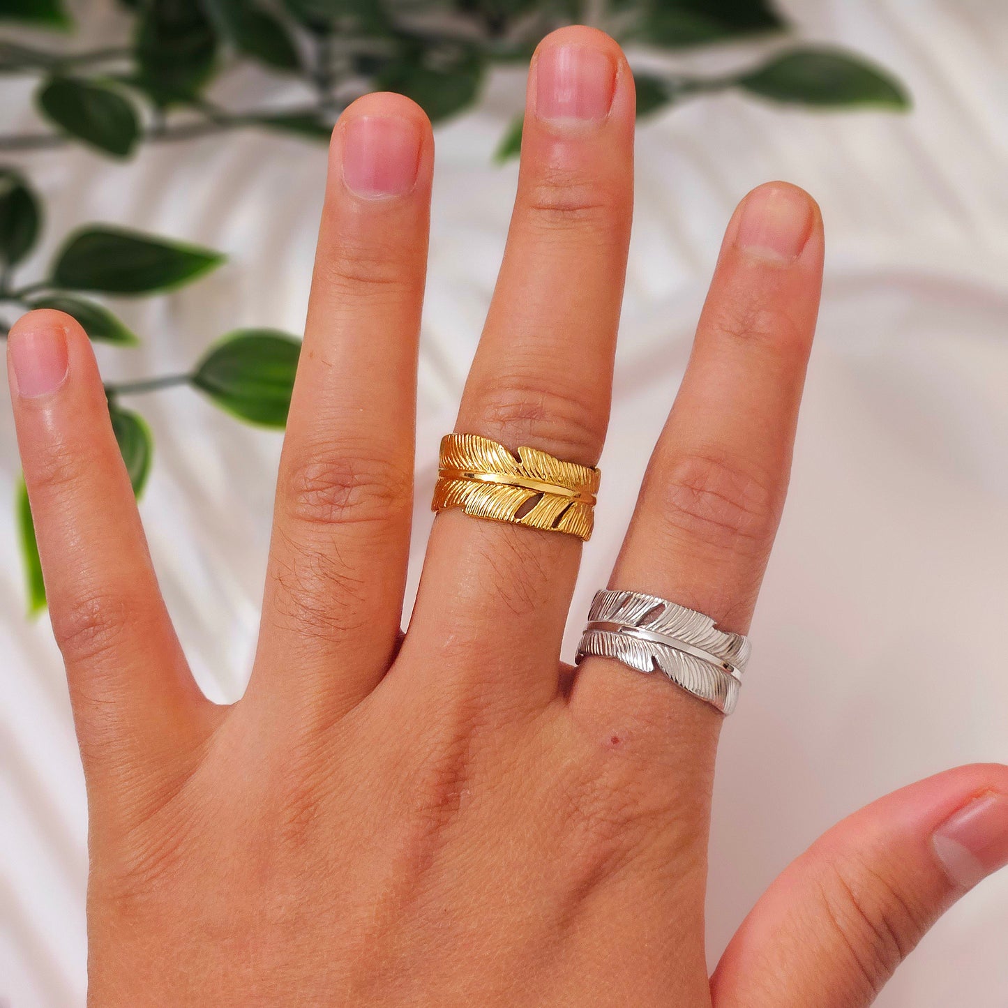 Greek Leaf Ring