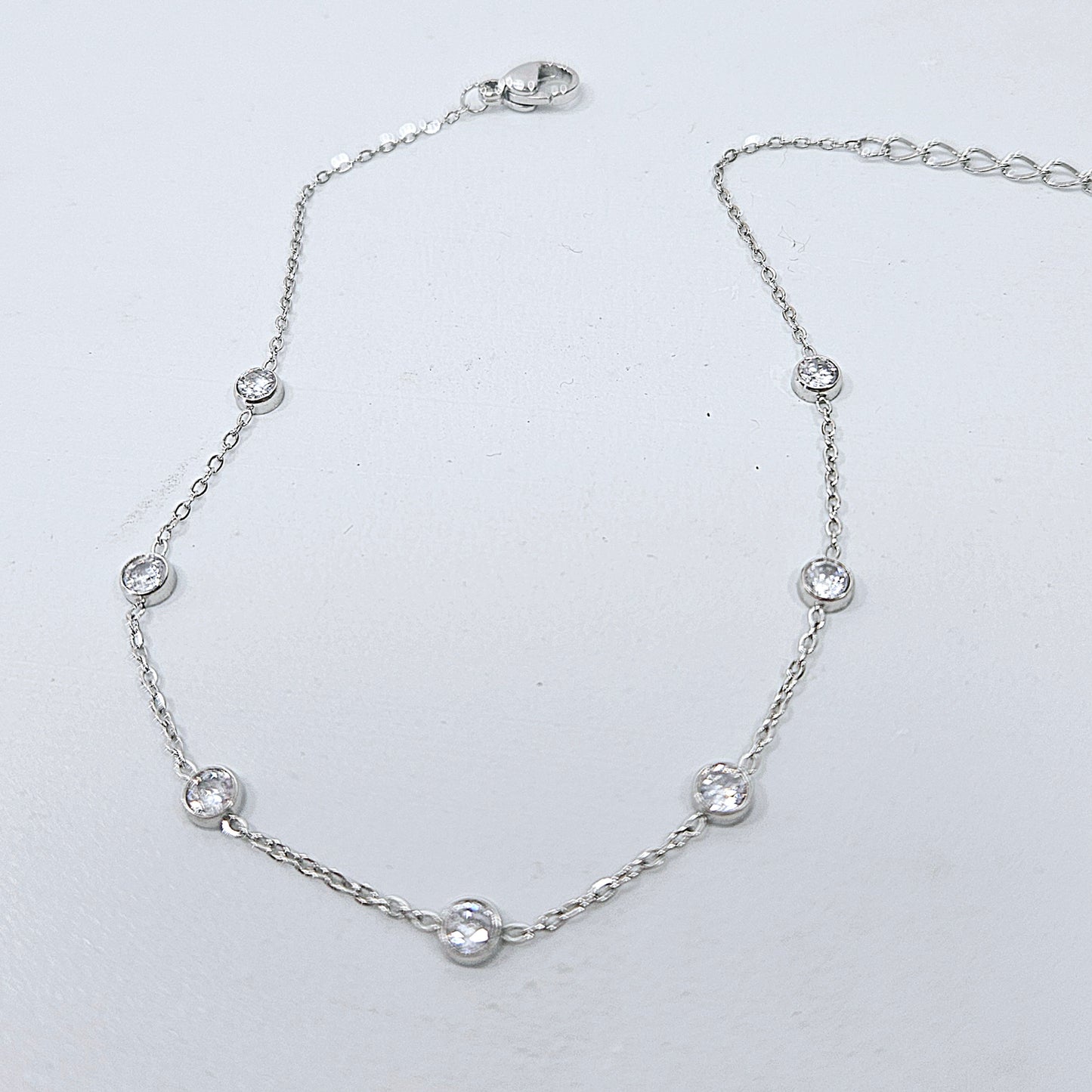 Circle Silver Anklet