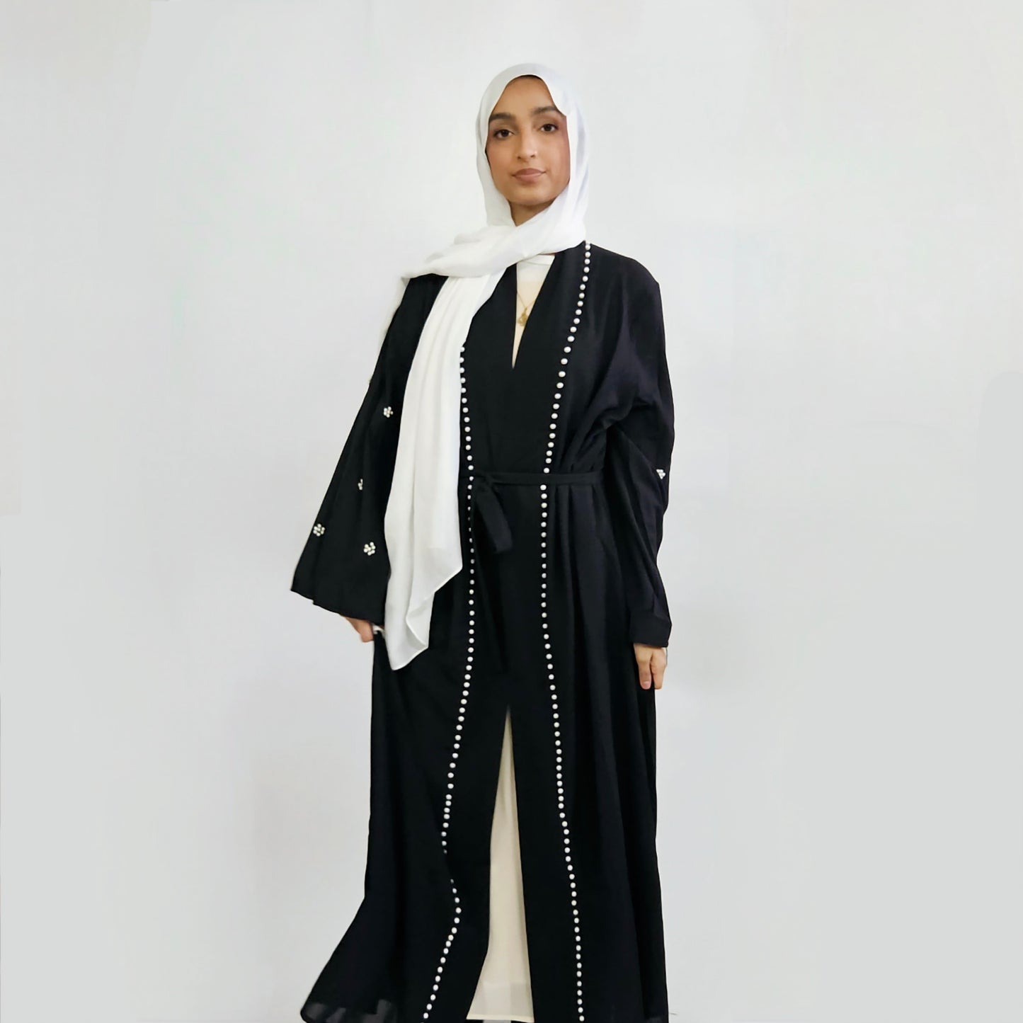 Pearl Abaya - Black