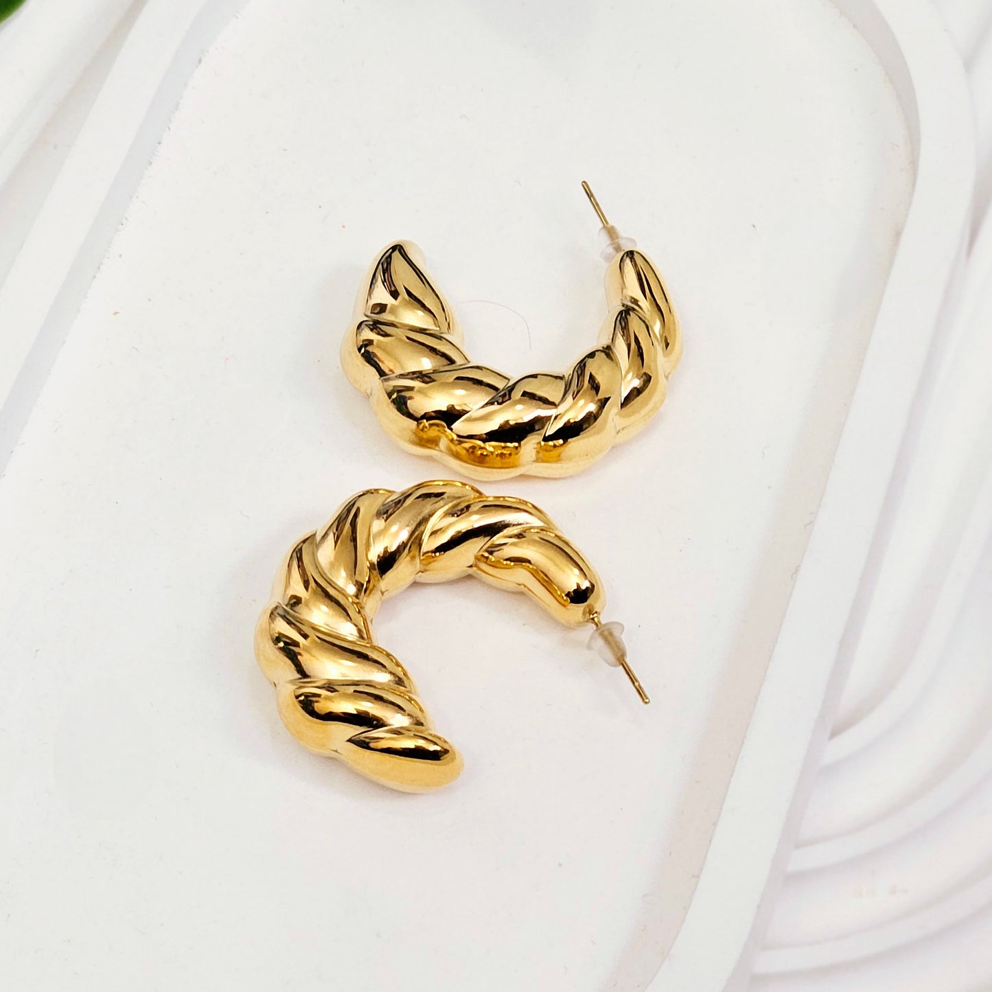 Classic Scorpian Earrings - Gold