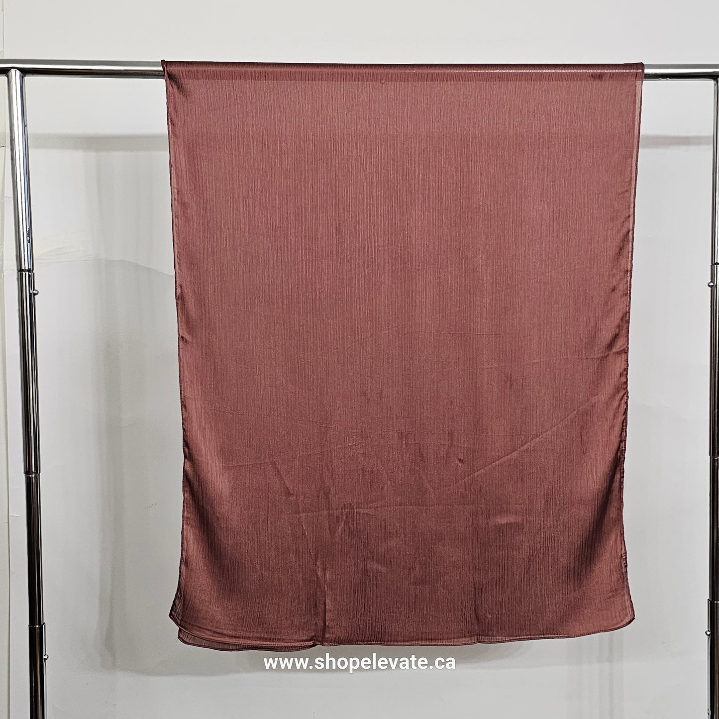 Matte Crepe Satin - Brick