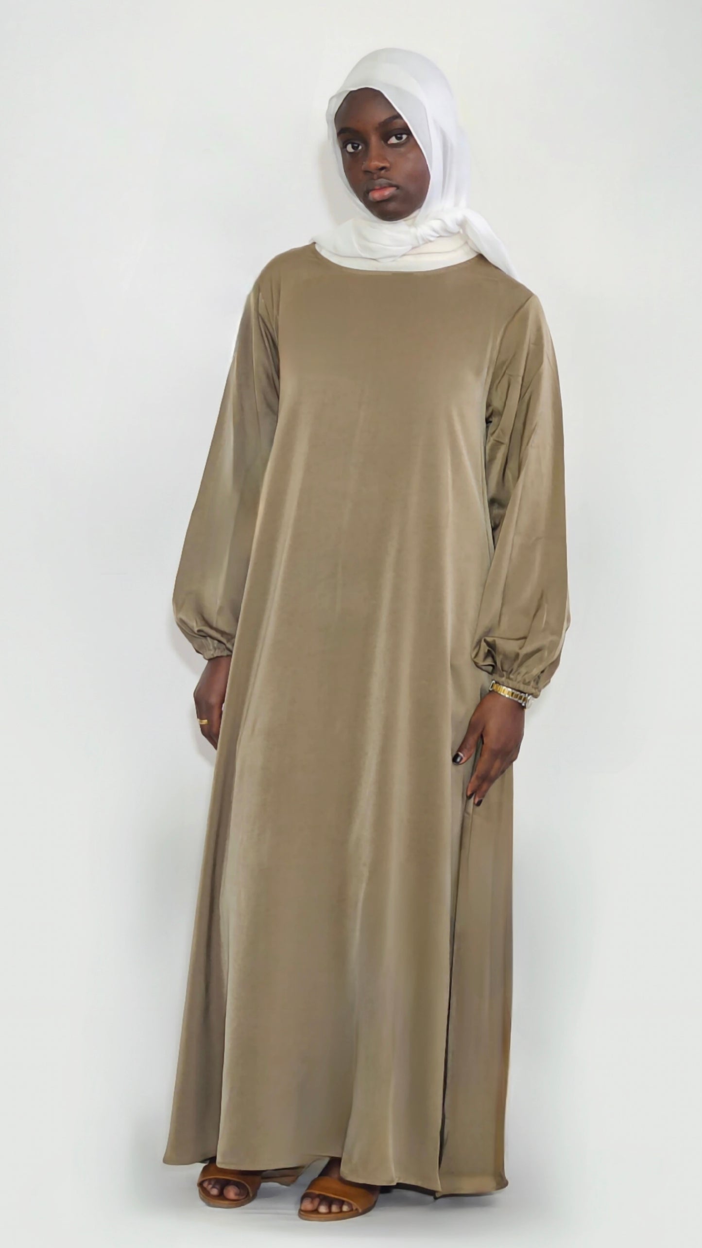 Soft Abaya - Dusty Hazelnut