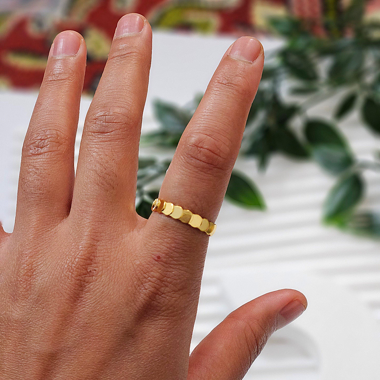 Quilted Circle - Ring