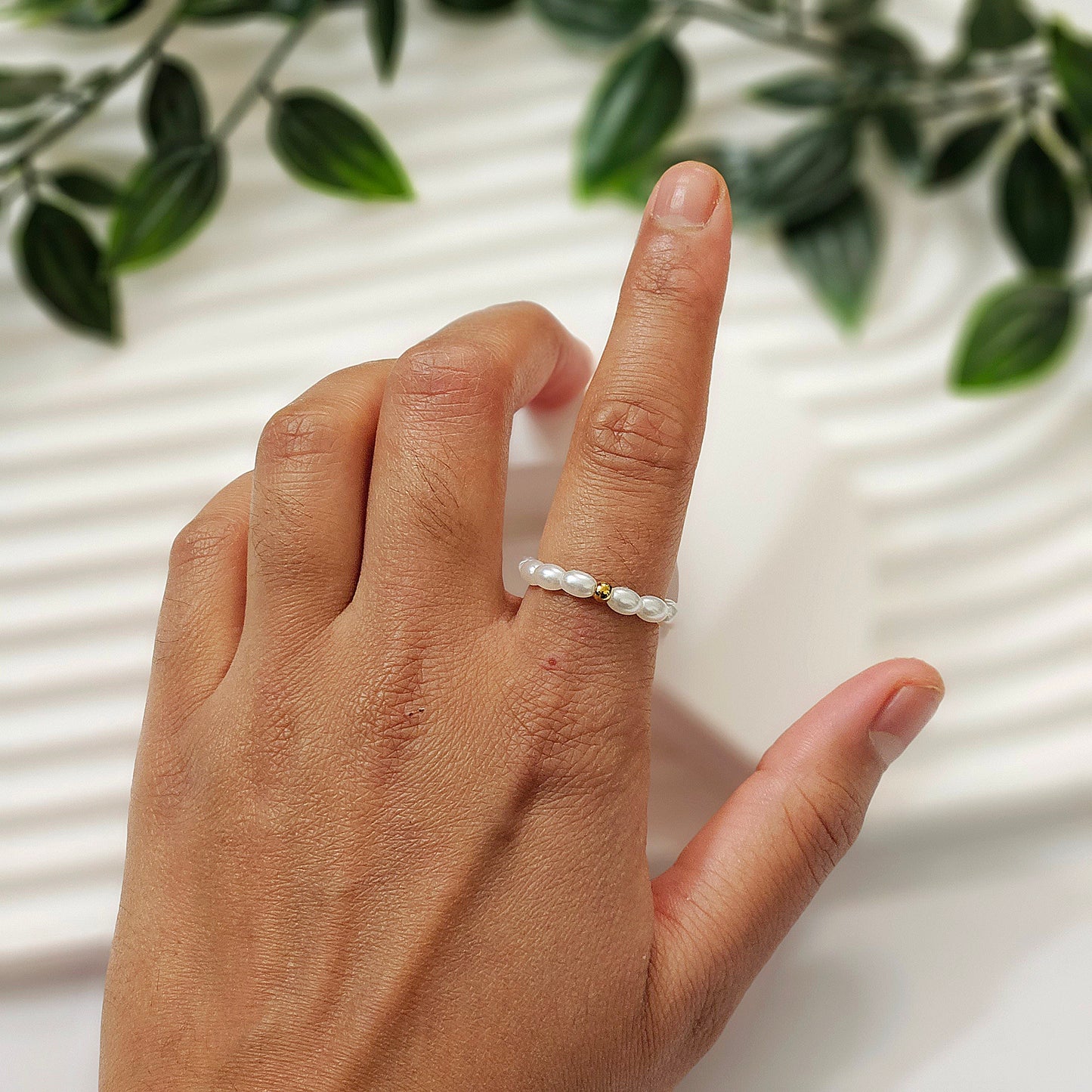 Pearl Soft Elastic Ring
