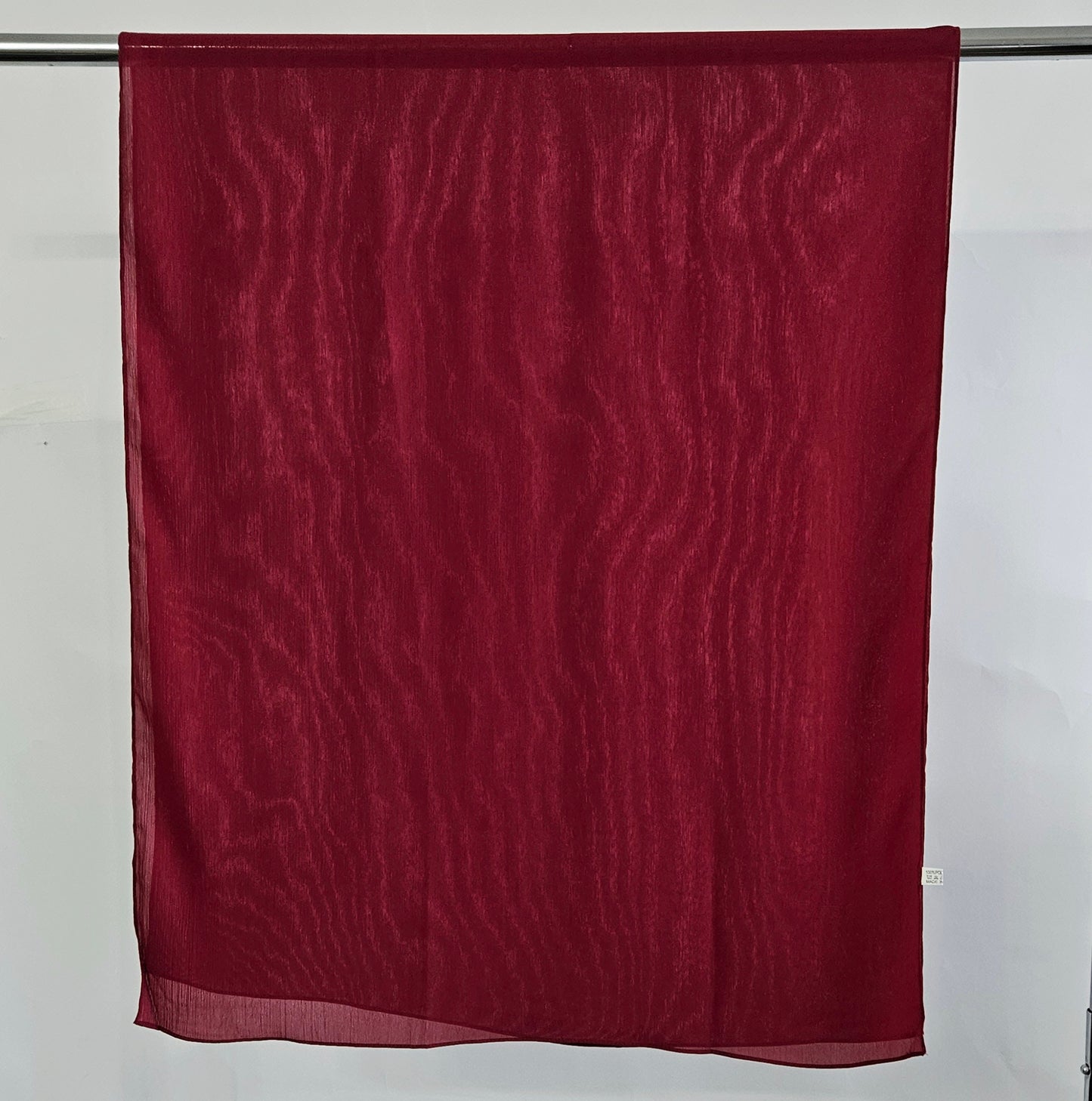 Luxury Crepe Chiffon - Dark Burgundy