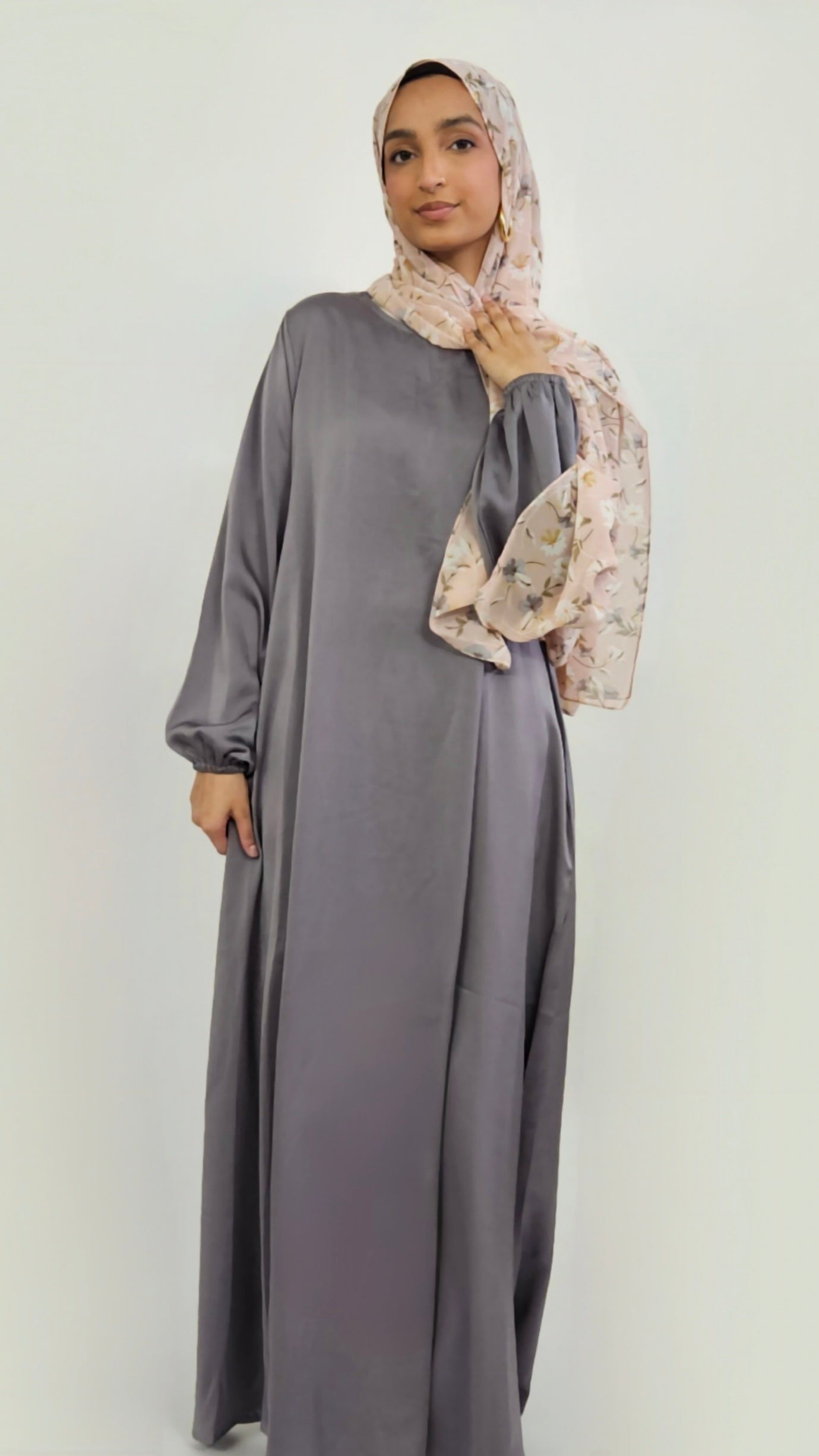 Soft Abaya - Dark Grey