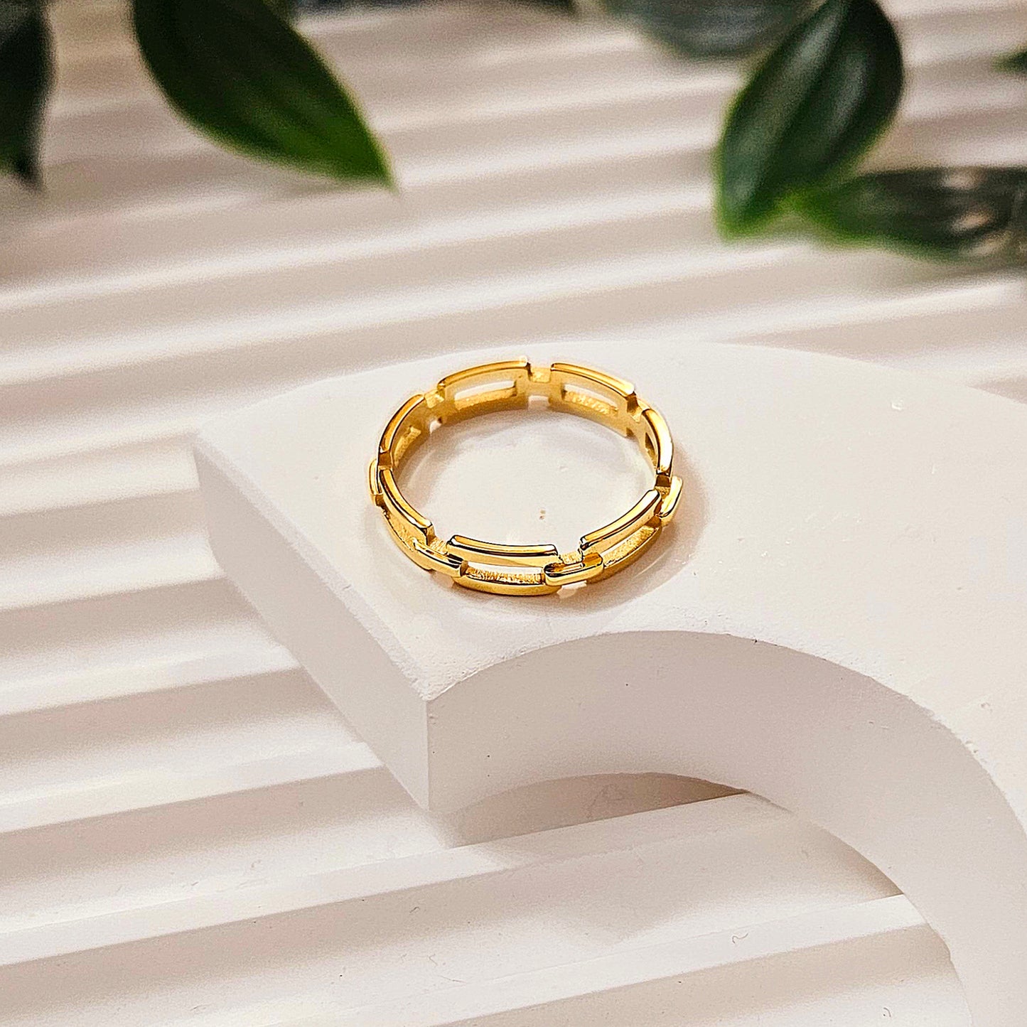 Intertwined Paperclip - Ring