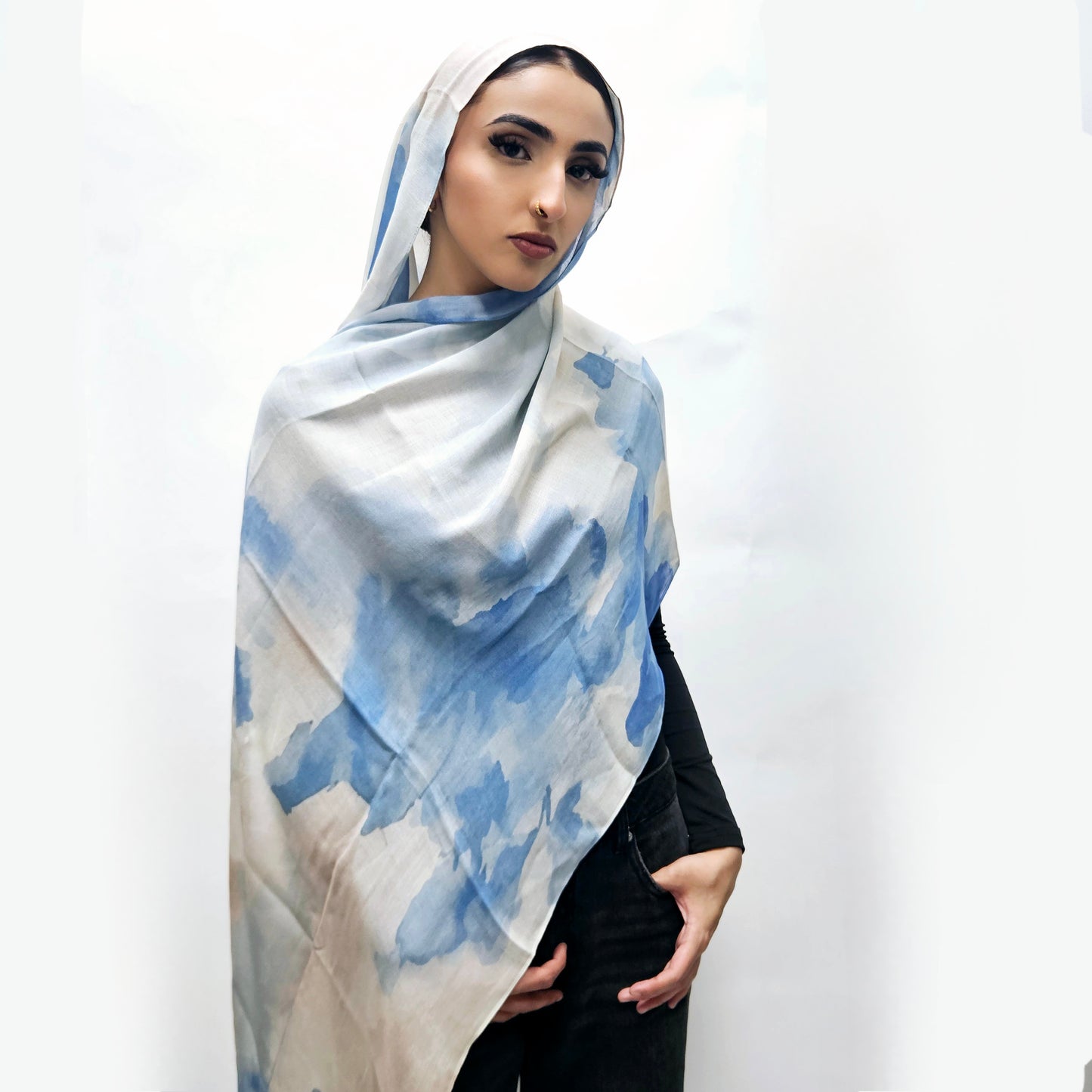 Sky Veil - Printed Modal