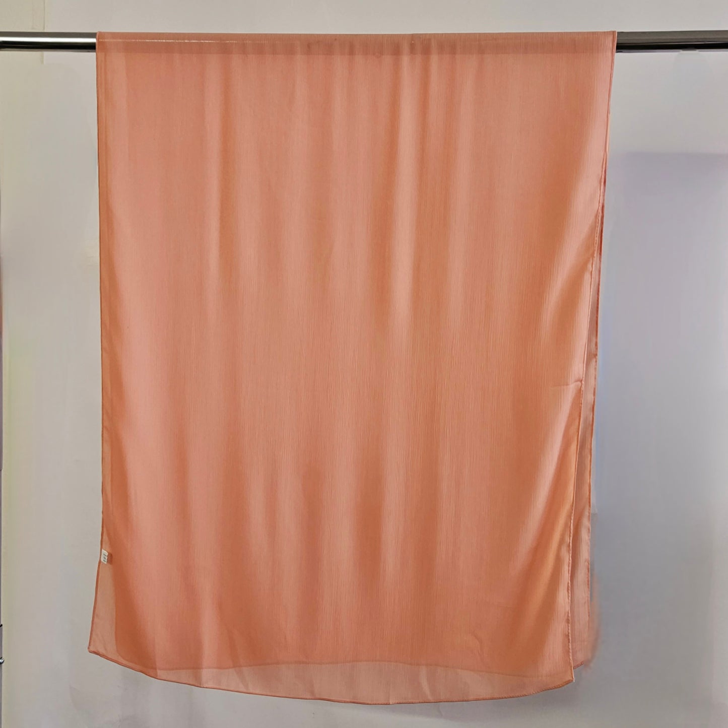 Luxury Crepe Chiffon - Light Salmon Peach