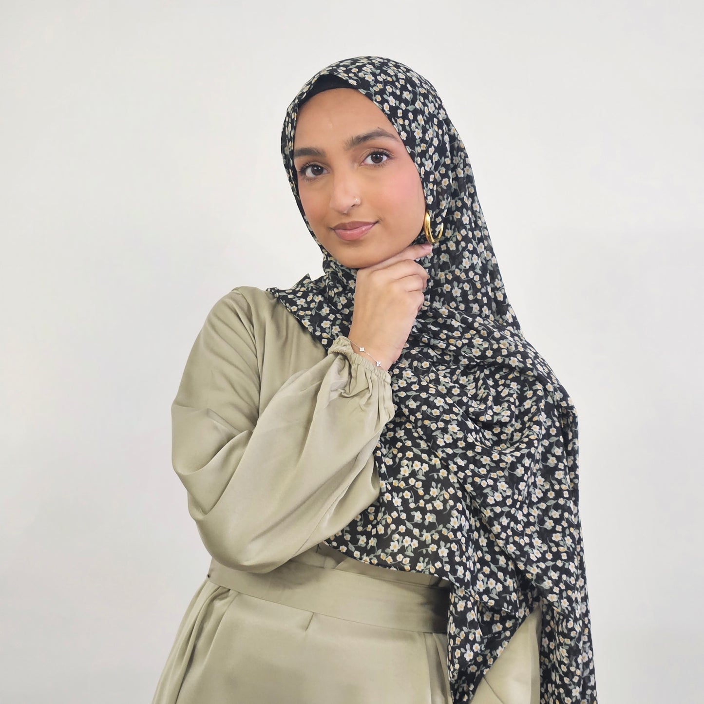 Soft Abaya - Dusty Green