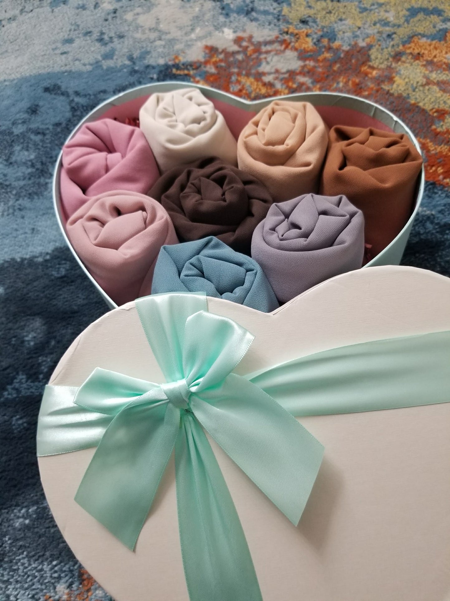 Luxury Heart Hijab Box - Variation 2 | NEW!