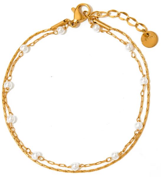 Double layered Pearl Bracelet