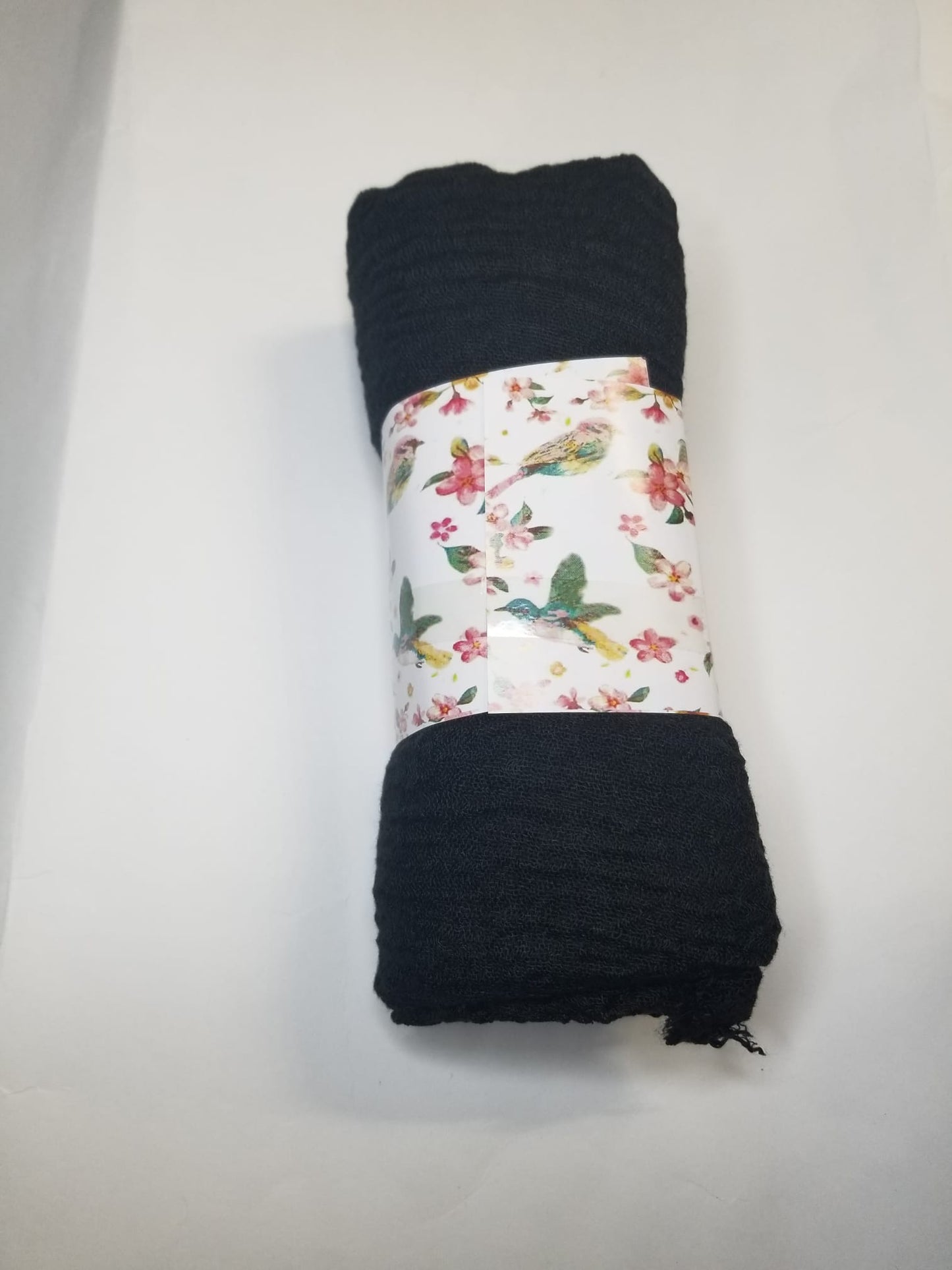 Cotton Crinkle - Black