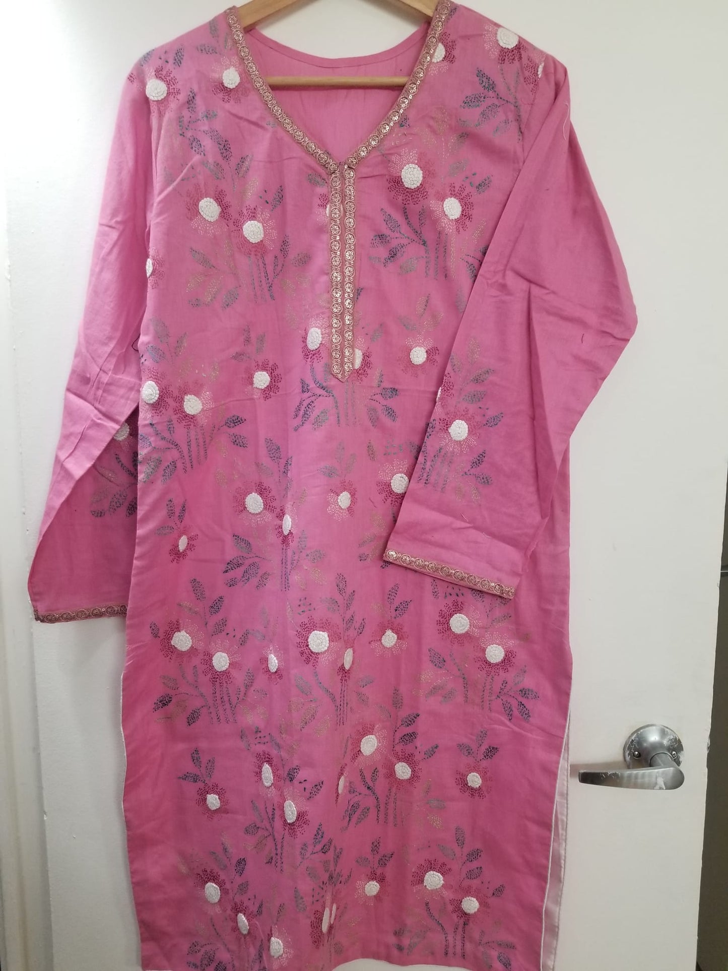 Kameez Shalwar 3pc - May Flowers | Hand Embroidered