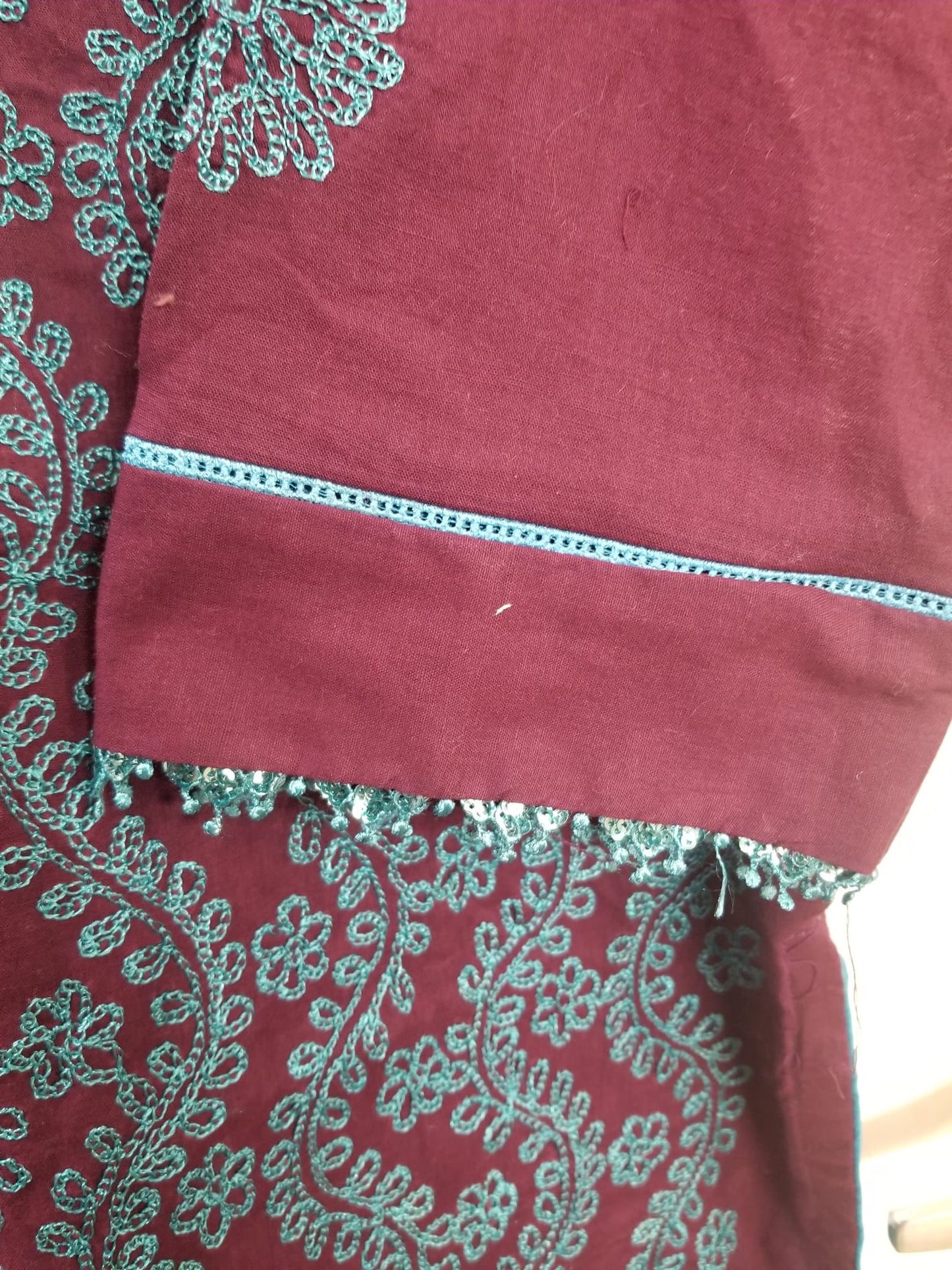 Kameez Shalwar 3pc - Dainty Plum