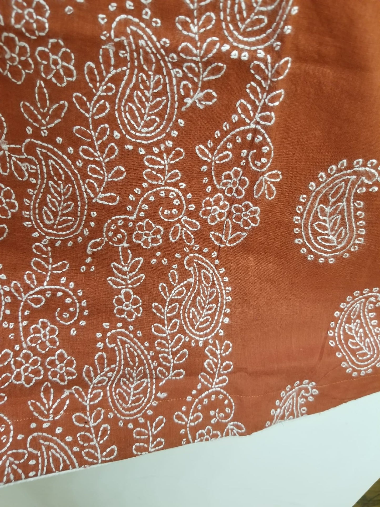 Kameez Shalwar (3 pc) - Light Choco - Embroidered