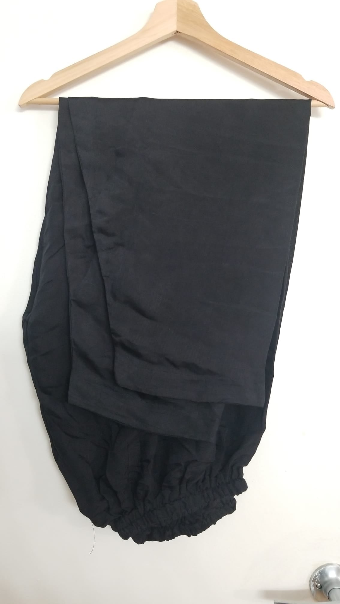 Kameez Shalwar (3 pc) - Fancy Hand Embroidered Chiffon Suit- Fancy Black and Yellow