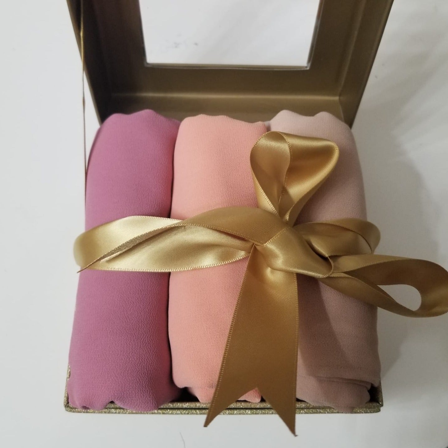Chiffon Box of 3 - Rose