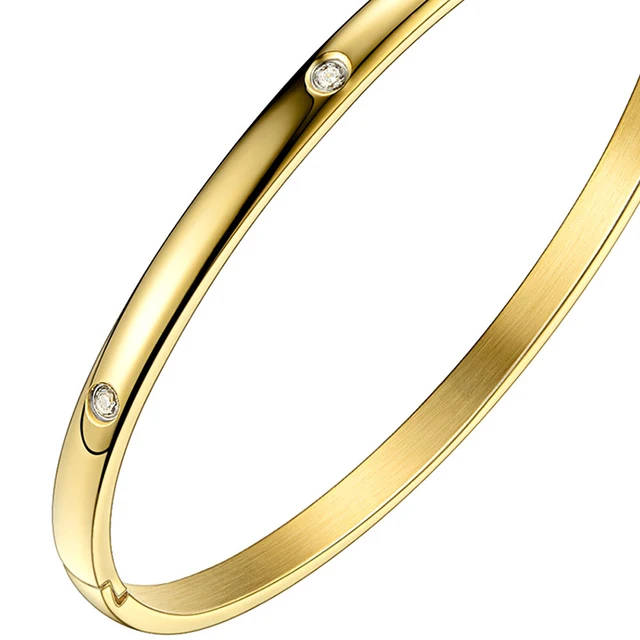Circle Gem Cuff