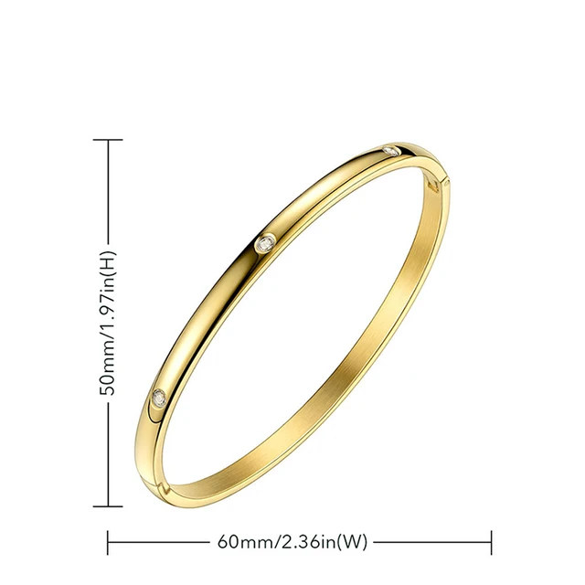 Circle Gem Cuff