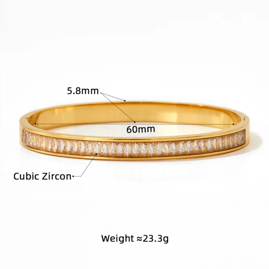 Glam Zircona Gem Cuff