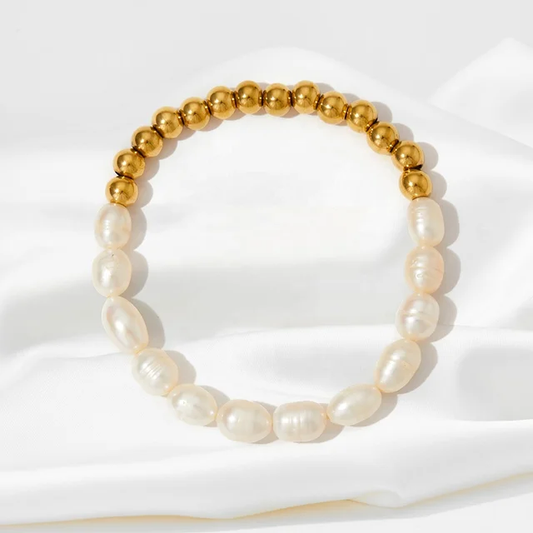 Fresh Water Pearl String Bracelet