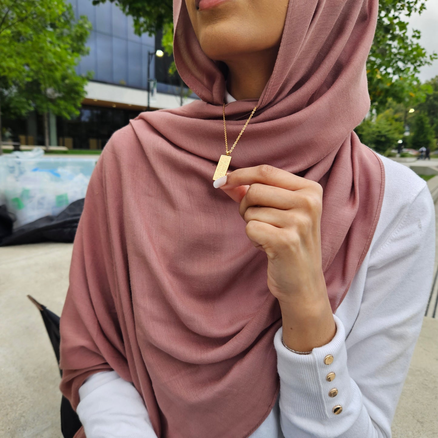 "What Makes you Different Makes you Beautiful" Arabic Necklace Gold