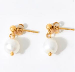 Petite Freshwater Pearl Earrings | Real Freshwater Pearls