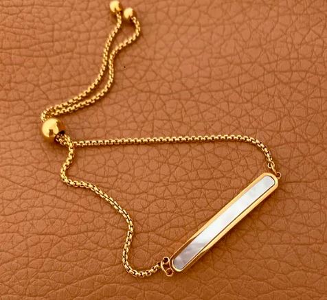 Adjustable Cream Bracelet