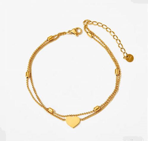 Heart Double Layered Bracelet