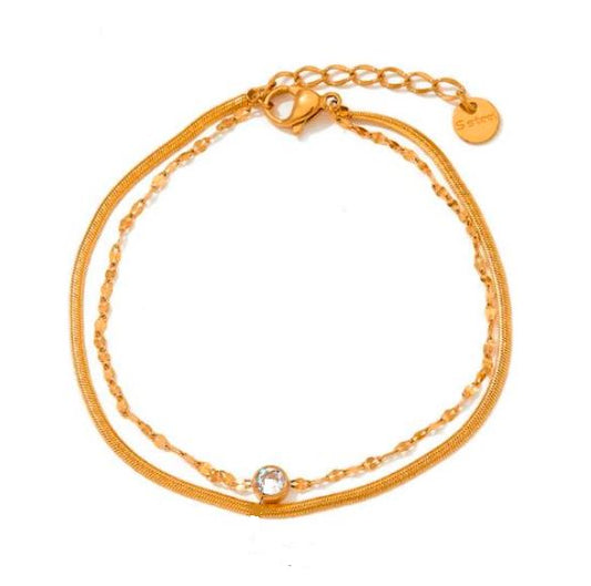 Layered Dainty Bracelet