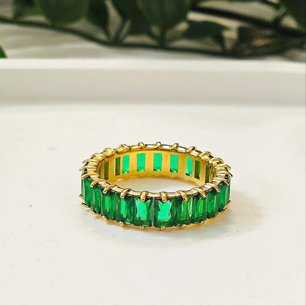 Luxury Full Gem Band Ring