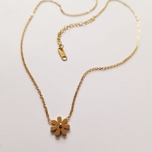 Petite Sunflower Necklace