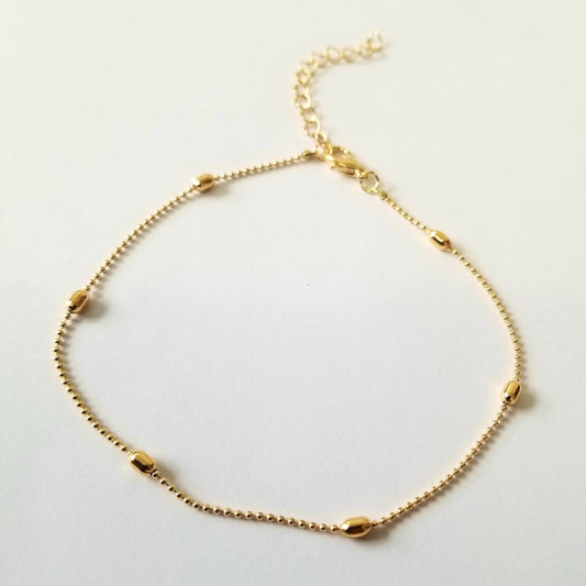 Dotted Chain Anklet