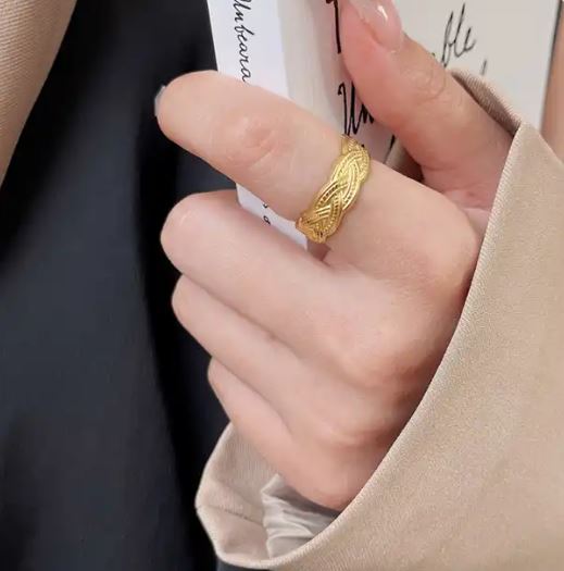 Braided Adjustable Ring