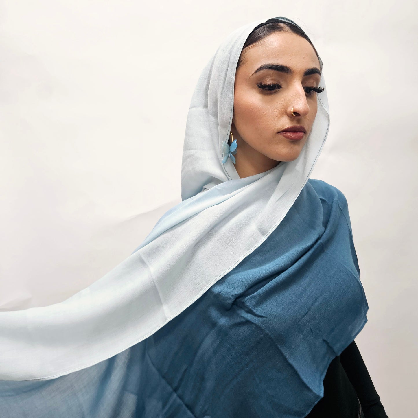 Blue Ombre - Printed Modal