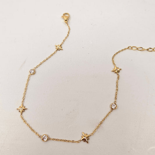 Star Circle Anklet