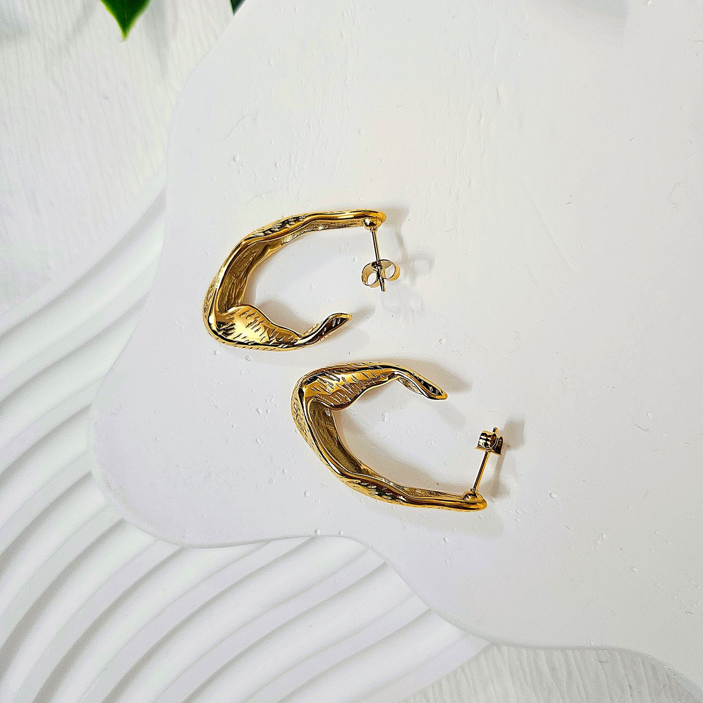 Irregular Half Kite Earrings