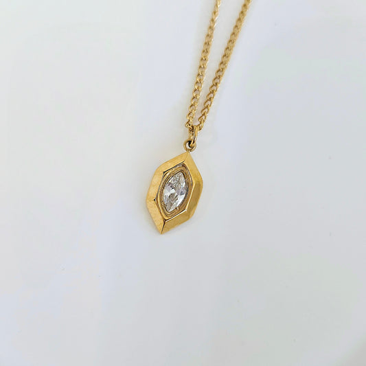 Leaf Gem Necklace
